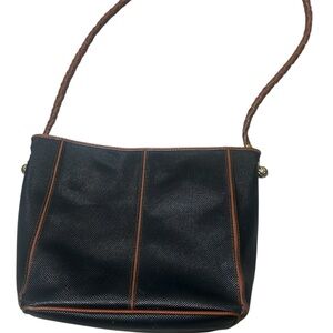 Bottega Veneta Nordini Leather Coated Crossbody Bag Purse Made In Italy Tote